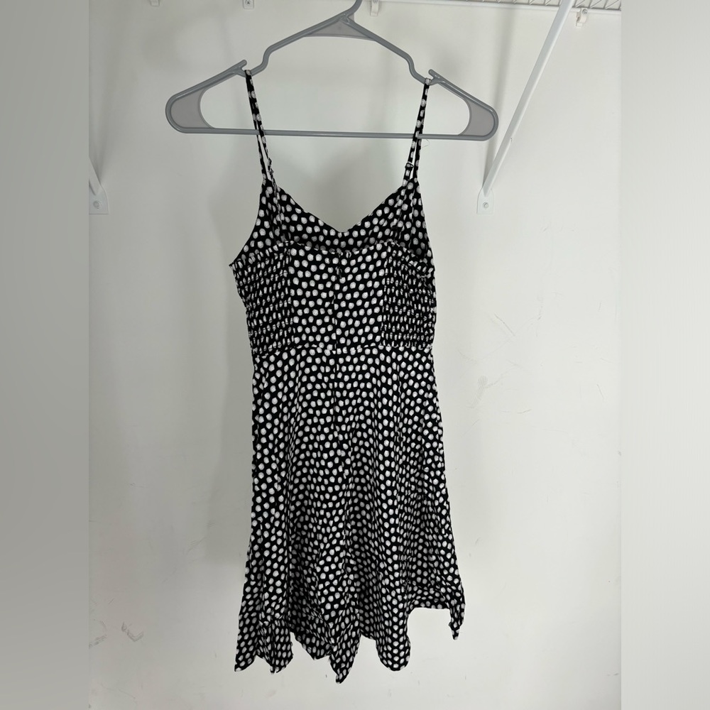 Polka dot black & white dress, Old navy, size xsmall